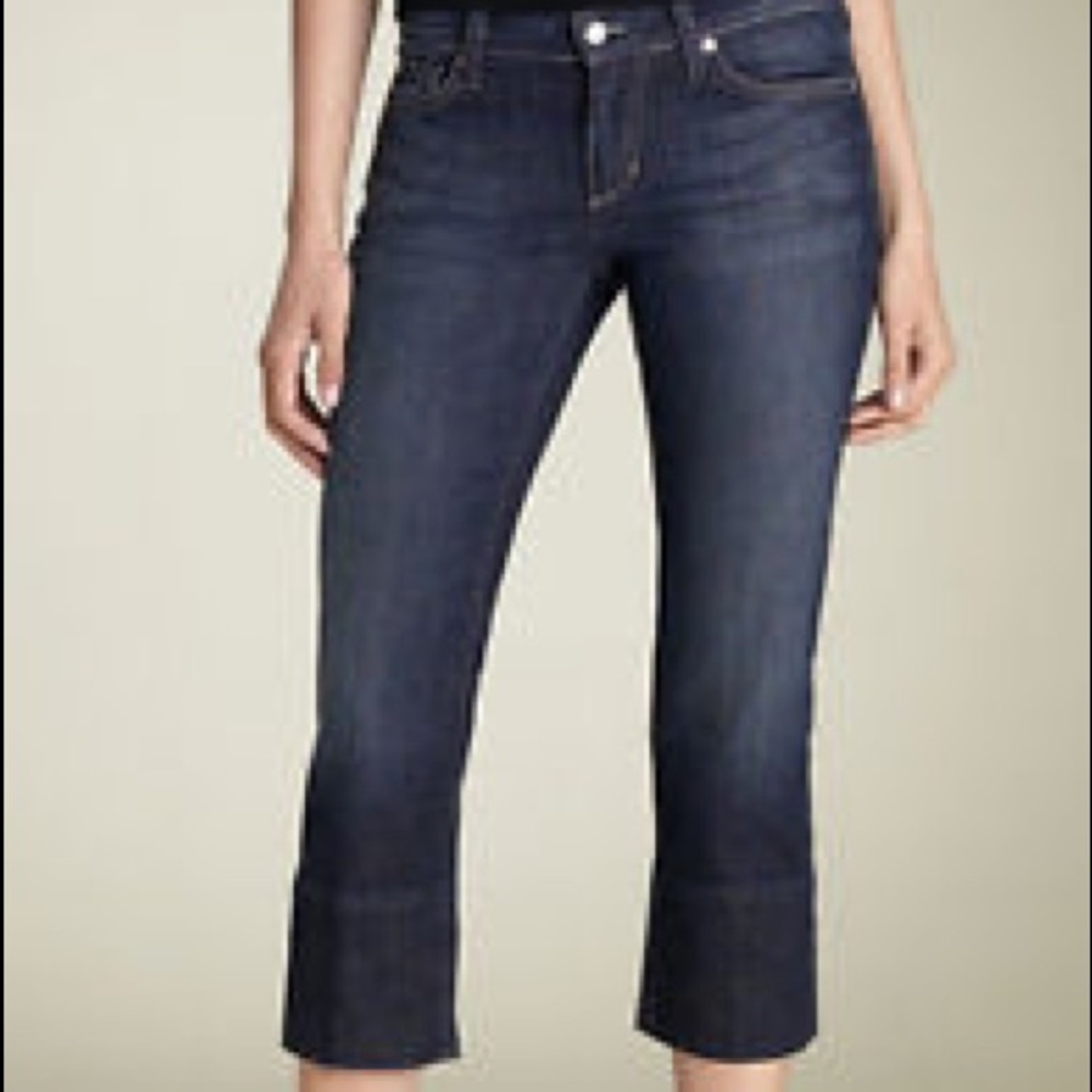 Joe’s jeans socialite kicker cropped jeans